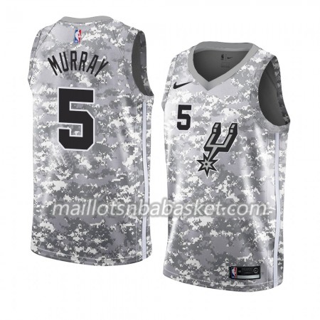 Maillot Homme San Antonio Spurs Dejounte Murray 5 2018-19 Nike Gris Swingman Maillot Homme San Antonio Spurs Dejounte Murray 5 2018-19 Nike Gris Swingman